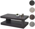 Mendler Couchtisch HWC-A32, Wohnzimmertisch, 3D-Struktur, 40x110x60cm ~