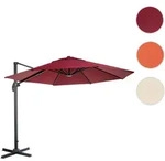 Gastronomie-Ampelschirm HWC-A96, Sonnenschirm, rund &Oslash; 3m Polyester Alu/Stahl...