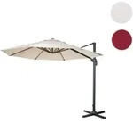 Gastronomie-Ampelschirm HWC-A96, Sonnenschirm, rund &Oslash; 3,5m Polyester Alu/Stahl 26kg