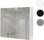 Mendler Spiegelschrank HWC-B19b, Badschrank H&auml;ngeschrank, 6 Regalb&ouml;den...