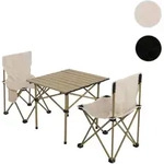 Mendler Campingset HWC-N50, Tisch 2x Stuhl Klappstuhl Anglerstuhl faltbar,...