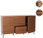 Mendler Sideboard HWC-M49, Schrank Kommode Highboard, 3D-Design Stauf&auml;cher, MDF