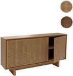 Mendler Sideboard HWC-O35, Schrank Highboard, 3 T&uuml;ren Stauf&auml;cher, Melamin