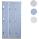 Schlie&szlig;fach Boston T829, Schlie&szlig;fachschrank Wertfachschrank Spind, Metall 9...