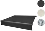 Elektrische Vollkassetten-Markise T124, 5x3m ausfahrbarer Volant ~ Polyester