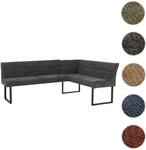 Mendler Eckbank HWC-O81, Esszimmerbank Bank, &Ouml;ko-Tex (310g/m˛) Chenille