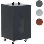 Mendler Pelletbeh&auml;lter HWC-Q30 Hirsch, Pelletbox Aufbewahrungsbox f&uuml;r z.B.