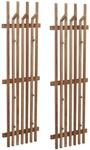 MCA 2er-Sets Garderobenpaneel HWC-P57, Wandgarderobe Garderobenleiste...