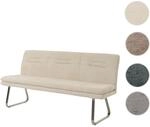 Mendler Sitzbank HWC-H70, Esszimmerbank Bank Polsterbank, Lehne Stoff/Textil...
