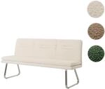 Mendler Sitzbank HWC-H70, Esszimmerbank Bank Polsterbank, Lehne Stoff/Textil...