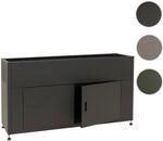 Mendler Hochbeet HWC-O85, Metallhochbeet Blumenkasten Pflanzk&uuml;bel Stauraum,...