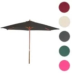 Sonnenschirm Florida, Gartenschirm Marktschirm, &Oslash; 3m Polyester/Holz ~ anthrazit