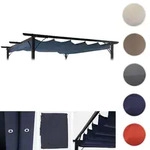 Ersatzbezug 320x250cm f&uuml;r Dach Pergola Pavillon HWC-C42 3x3m ~ blau