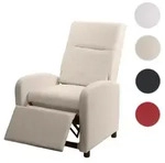 Fernsehsessel HWC-H18, Relaxsessel Liege Sessel, Kunstleder klappbar 99x70x75cm ~