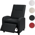 Fernsehsessel HWC-H18, Relaxsessel Liege Sessel, Kunstleder klappbar 99x70x75cm...