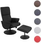 Mendler Relaxsessel Helsinki, Fernsehsessel Relaxliege TV-Sessel mit Hocker ~