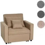 Schlafsessel HWC-L90, Klappsessel Schlafsofa G&auml;stebett Relaxsessel, Liegefl&auml;che