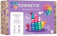 Connetix Starterset, pastell, 64-teilig, Konstruktionsset