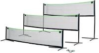 EXIT Verstellbares Sportnetz, 243 x 500 cm, Badmintonnetz & Ballnetz