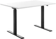 Topstar H&ouml;henverstellbarer Schreibtisch &bdquo;E-Table&ldquo;, Tischplatte: wei&szlig;, Gr&ouml;&szlig;e: