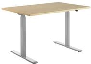 Topstar H&ouml;henverstellbarer Schreibtisch &bdquo;E-Table&ldquo;, Tischplatte: Ahorn, Gr&ouml;&szlig;e: