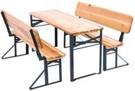 Pinolino Festzeltgarnitur f&uuml;r Kinder, Ausf&uuml;hrung: mit R&uuml;ckenlehne