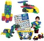 Clics Bausteine Rollerbox, 377-teilig, Konstruktionsset