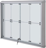 Showdown Displays Schaukasten Premium Indoor, Whiteboard-R&uuml;ckwand, Gr&ouml;&szlig;e: F&uuml;r 12