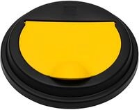 Exacompta Deckel f&uuml;r M&uuml;lleimer EcoBlack, M&uuml;llentsorgung-Zubeh&ouml;r, Farbe: gelb