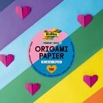 folia Origami-Faltpapier &bdquo;Premium&ldquo;, 70 g/m&sup2;, 500 Blatt, Farbe: basic, Gr&ouml;&szlig;e: