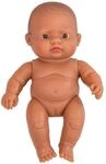 Miniland Babypuppe, 21 cm, Ausf&uuml;hrung: M&auml;dchen dunkel