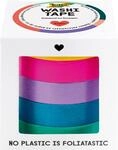 folia Washi-Tape, 5er-Set, Farbe: basic