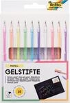 folia Gelstifte, 10 St&uuml;ck, Farbe: pastell