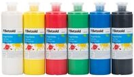 Betzold Fingerfarben, 6er-Set, Farbe: Grundfarben