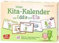 Don Bosco Unser Kita-Kalender mit Eddie und Ella 48 Bildkarten, Kalender & Bildkarte