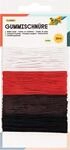 folia Gummischn&uuml;re-Set mit 4 St&uuml;ck, Farbe: classic