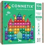 Connetix Kreativset, Regenbogen, 104-teilig, Konstruktionsset