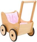 Pinolino Puppenwagen inkl. Bettw&auml;sche, Holzdekor: Buche
