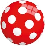 Idena Spielball &bdquo;P&uuml;nktchen&ldquo;, Durchmesser: 21,5 cm