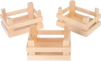 small foot Obstkisten aus Holz, 3er-Set