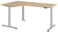 Betzold Eckschreibtisch Comfort, elektrisch h&ouml;henverstellbar, 200 x 120 cm, Tisch &
