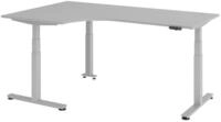 Betzold Eckschreibtisch Comfort, elektrisch h&ouml;henverstellbar, 200 x 120 cm, Tisch &