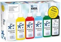 Kreul Window Color Set, 8-teilig, Fenstermalfarbe