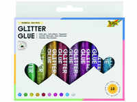 Folia Glitter Glue, 10 Stifte