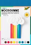 folia Moosgummi, 20 x 29 cm, 10 Bogen, Farbe: basic
