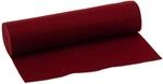 folia Bastelfilz auf Rolle einer Farbe, Farbe: dunkelrot