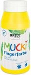 Kreul MUCKI Fingerfarben, 750 ml, Farbe: gelb