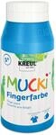 Kreul MUCKI Fingerfarben, 750 ml, Farbe: blau