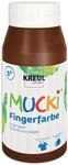 Kreul MUCKI Fingerfarben, 750 ml, Farbe: braun