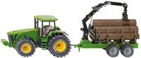 Siku John Deere mit Forstanh&auml;nger, 1:50